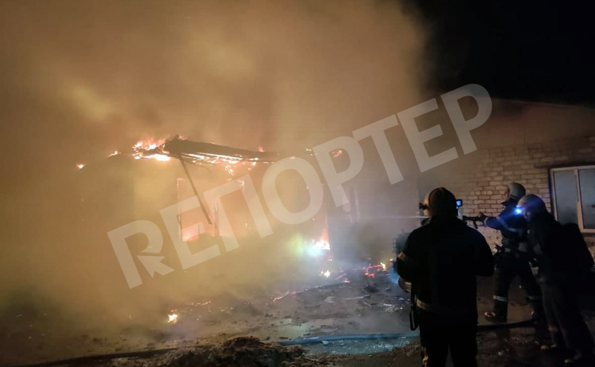 В Павлограде горел жилой дом