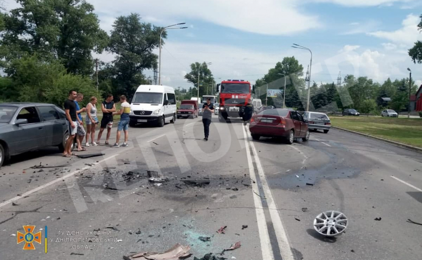 В Павлограде произошло ДТП. Пострадали женщина и ребенок