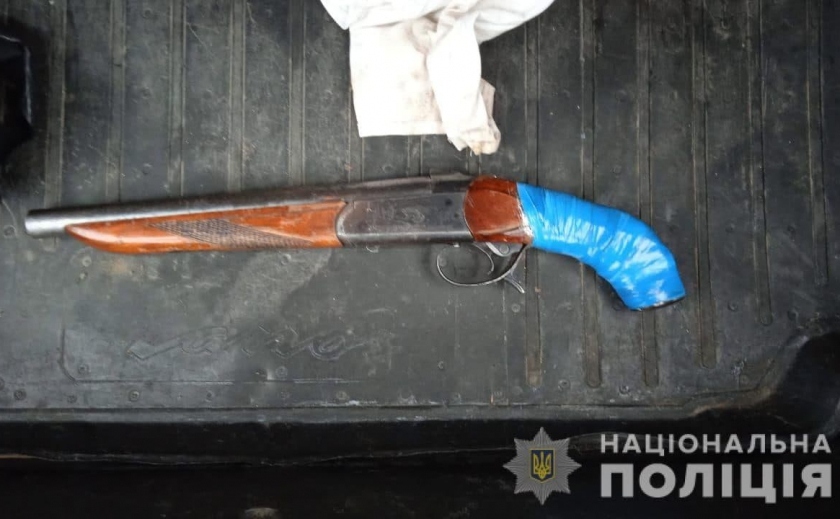 В Павлограде у задержанного обнаружили обрез и автомат (Видео)
