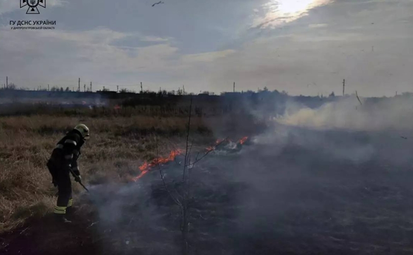 У Павлограді вогнеборці ліквідували масштабне займання на відкритій території: подробиці