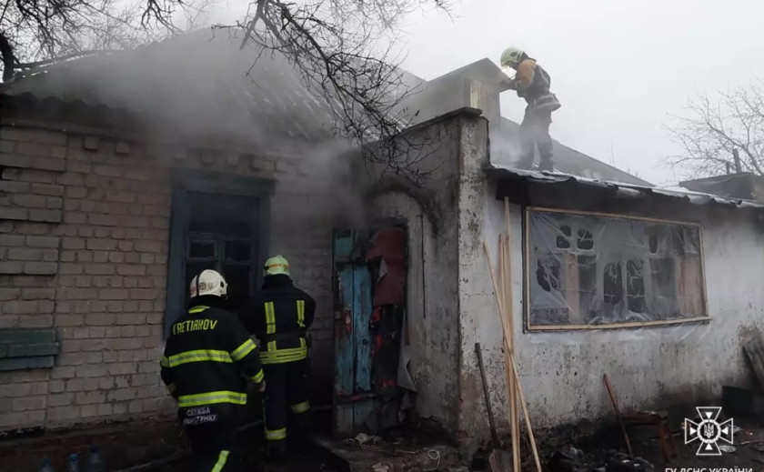 У Павлограді під час пожежі в приватному житловому будинку постраждав чоловік