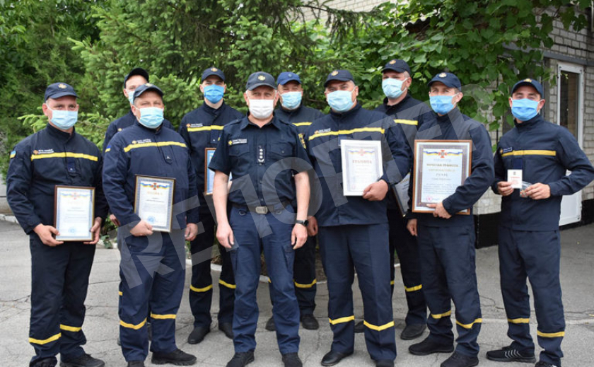 В Павлограде наградили укротителей стихии в радиоактивной зоне