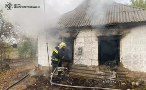 Павлоградський район: ліквідовано загорання будинку